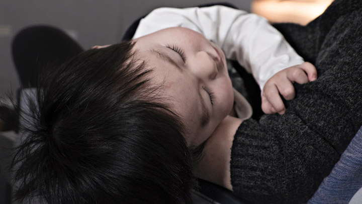 sleeping baby - image for "Middle of the Night" by Robin Wright