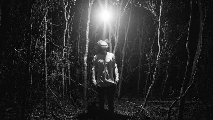 Figure in dark woods, image for Some Dissembling Required, I Admit by Richard Weaver