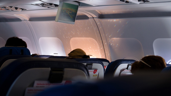 airplane interior - image for The Secret by Sandra Anfang