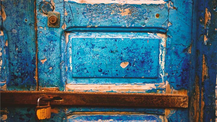 peeling rusty surfaces, image for Behold the Beauty of Effort by Elizabeth Paul